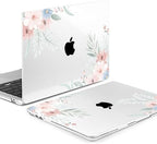 Batianda LumiArt Case for MacBook Air 13.6" M2-M5 Chip, Pastel Floral - Image 5