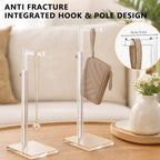 2-Pack Acrylic Purse Display Stands, 14"-24" Adjustable Handbag Holder - Image 6