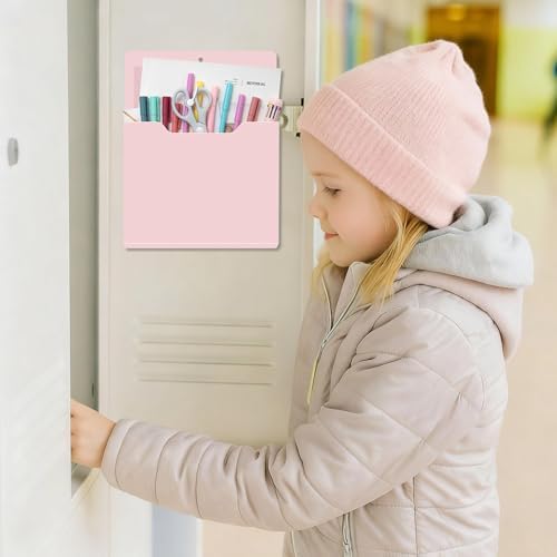 Fuutreo Magnetic Wall File Holder,6pcs,Rose Pink,Vertical-large - Image 5