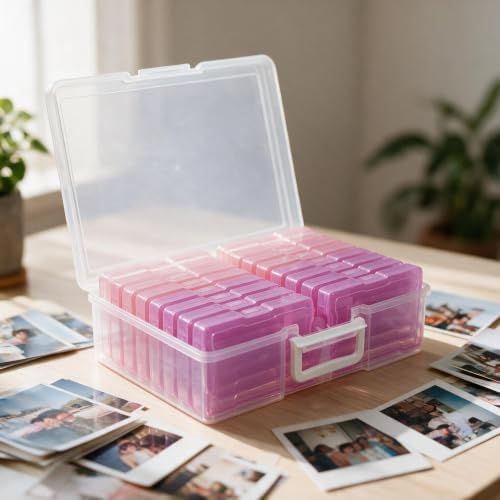 novelinks Photo Storage Boxes with Handle, Photo Organizers and Storage - Image 6