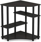 Furinno Turn-N-Tube Toolless Corner Desk, Gaming Desk, Espresso by Furinno-FitsYourSpaceFitsYourBudget