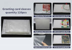 Greeting Card Organizer & Storage,Christmas Card Book,120 Sleeve - Image 4