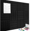 Cork Boards for Walls 48" x 36" Felt Board Alternative, 12 Pack Felt Wall Tiles Bulletin Board, Large Cork Board for Office Pin Board Tack Board Cork Boards by YOPCDJ