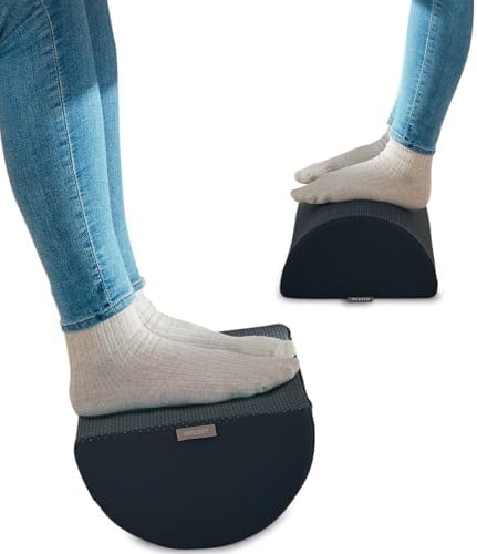 Leitz Ergo Foot Rest for Under Desk, Ergonomic, Washable Cover, Relieves Shoulder Back Lumbar and Knee Pain, Knee Support, Ankle Rocker (53710089-NA) - Image 6