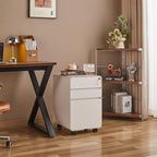 Approgreent 3 Drawer Mobile File Cabinets for Home Office - Image 2