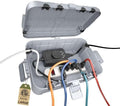 Flemoon Large Outdoor Electrical Box, IP54 Waterproof Extension Cord Cover by FLEMOON