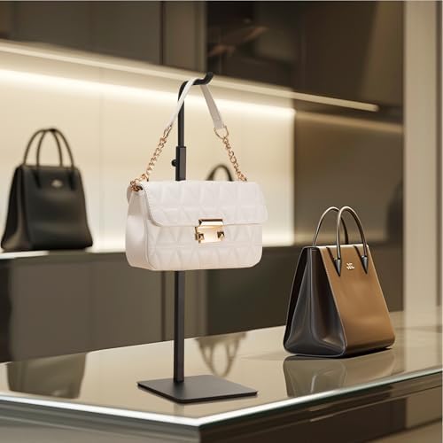 3-Pack Adjustable Tabletop Purse & Banner Display Stands, Black - Image 5