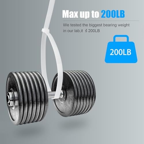 18 inch White Zip Ties Heavy Duty 500 PACK, 200 LBS Ultra Exclusive Strong Plastic Wire Ties, Large Cable Ties Extra Long Tie Wraps, Indoor and Outdoor UV Resistant - Image 4