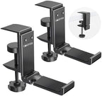 2 Pack Aluminum Headphone Stand Hanger Foldable by Goldmille