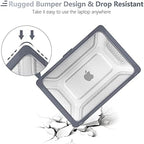 Batianda HexArmor Case for MacBook Air 13 Inch 2018-2020, Gray - Image 6