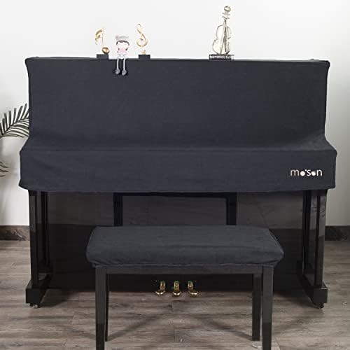 Protect Your Piano with Mooson Upright Piano Cover Cloth - Piano Keyboard Dust Cover All Included! (Blank) - Image 3