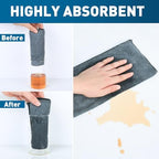 Gray Microfiber Cleaning Cloths Bulk Pack-150 Pack, Microfiber Towels Bulk - Image 3