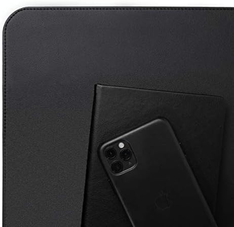 Vine Creations Leather Desk Mat Large 36" x 20", Desk Protector Mat, PU Leather Desk Pad, Non-Slip Large Mouse Pad, Desk Blotter, Desk Pads on Top of Desks, Home Office Desk Matt for Desktop (Black) - Image 5