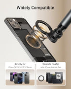 TELESIN Magnetic Phone Holder for Desk and Bed - Strong Magnetic - Tablet Stand Holder with Long Arm - 360° Freely Adjustable Rotation Base - Upgraded Silicone Clamp for iPhone, Android & IPad Series - Image 2