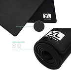XL Mouse Pad - Big Desk Mouse Pad Extra Large for Gaming(60'' x 30'') - Super Thick Giant Mousepad for Full Desk with Rubber Base (Black, 4XL) - Image 3