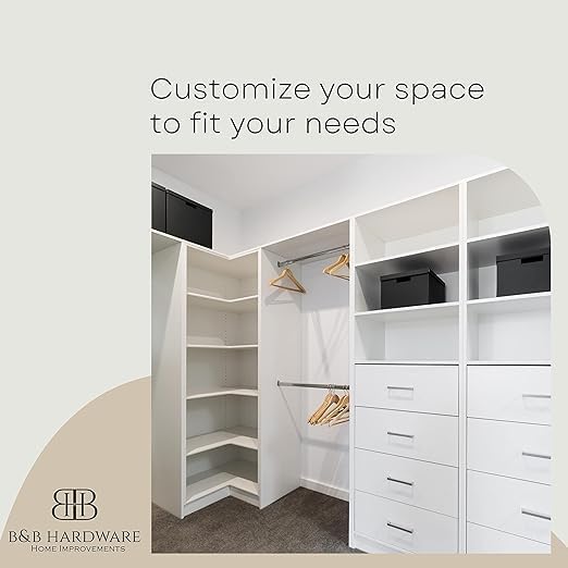 White Cabinet Shelves, Melamine 1/2'' Thick, Custom, Cut to Size. (7' Depth x 31'' Length) - Image 6