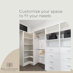 White Cabinet Shelves, Melamine 1/2'' Thick, Custom, Cut to Size. (10' Depth x 24'' Length) - Image 6
