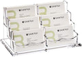 SANRUI Clear Acrylic Desk Business Card Holder, 6 Horizontal Slots by SANRUI