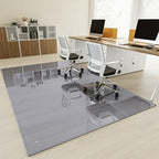 [Tempered Glass] 48" x 80" Glass Office Chair Mat for Carpet by KOONMI