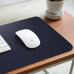 Leather Desk Pad – Premium Leather Desk Mat for Office and Home, Elegant Desk Mat and Writing Pad Maruse - Navy Blue - Image 3