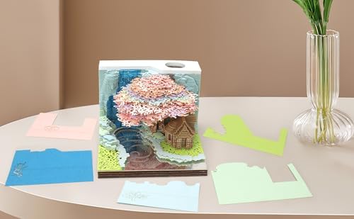3D Memo Pad Time Piece Calendar 2026 3D Weekly Calendar Notepad - Image 6