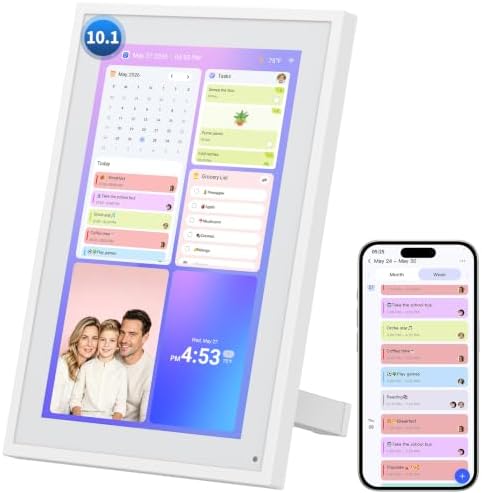 10.1" Digital Calendar, Full HD Smart Display for Family Organizer by Herncptar