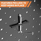 Ultrawall Pegboard Hooks Set, Peg Board Organizer Accessories with Bins - Image 7