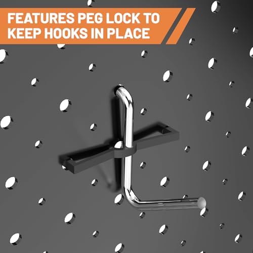 Ultrawall Pegboard Hooks Set, Peg Board Organizer Accessories with Bins - Image 7