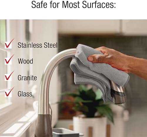 Rubbermaid Microfiber Cloth Towels 14"x14" Non-Scratch Reusable/Washable for Cleaning/Wiping/Polishing for Home/Kitchen/Car,(Pack of 48) - Image 4