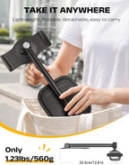 Foldable Portable Monitor Stand,iPad Stand for Desk Holds 4.4LB - Image 3
