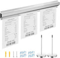 48 Inch Aluminum Ticket Holder Rail with 2 Receipt Stabbers for Restaurant, Kitchen, Bar by Unknown