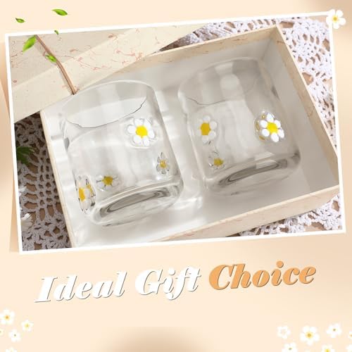 SiliFine 2 PCS Flower Icon Juice Glasses - Image 4