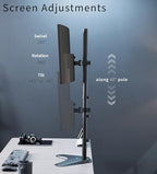 VIVO Single Monitor Desk Stand for 13 to 27 inch Screens, STAND-V011H - Image 5
