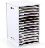 Juexica 1 Pack 15 Tier Scrapbook Paper Organizer for Sizes 8.5" x 11" by Juexica