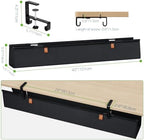 KEEGH Under Desk Cable Management Tray, 40 inch No Drill Cord Organizer - Image 4