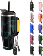 Frost Buddy Thicc Buddy 40oz Tumbler - Stainless Steel (Northern Lights) by FrostBuddy