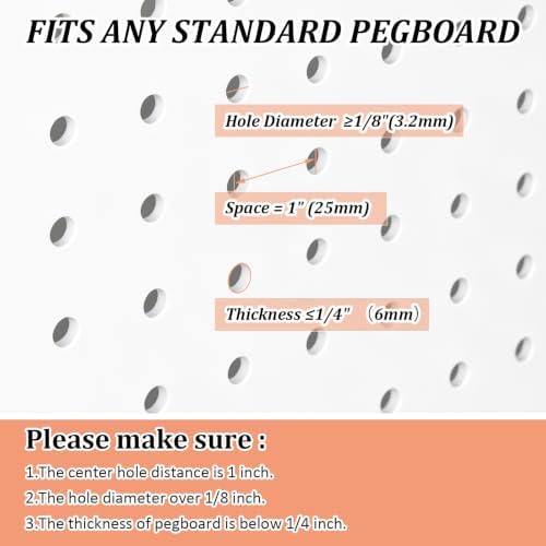 JMIATRY 150PCS Pegboard Hooks 4Inch Carbon Steel Peg Board Hook for Hanging - Image 4