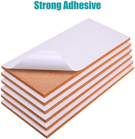 SUNGIFT 17 x 8 Inch Cork Bulletin Board 6 Pack, 1/2" Thick for Office/Home - Image 4