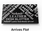 Nekmit Leather Desk Blotter Pad 24 x 14 Inches, Flat, Non-Slip, Waterproof, Brown - Image 7