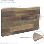 VIVO Reclaimed Wood 43 x 24 in Solid Table Top, DESK-TOP43P - Image 3