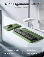 Vaydeer Keyboard Stand and Mouse Pad Set, Soft Memory Foam Wrist Rest - Image 2
