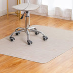 BARoyal Office Chair Mat for Hardwood Floor Under Desk Computer Rolling Chair Mat for Wood/Tile Floor Non-Slip Heavy Duty Desk Rug PVC Plastic Hard Floor Protector 30" x 48"(Parchment) by BAROYAL