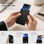 Magnetic Phone Wallet Compatible with MagSafe, One-Touch Pop-Up Card Holder - Image 3