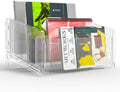 File Sorter Organizer, 5 Sections Acrylic Letter Tray 2 Pack by TheHouseofCoshonwol