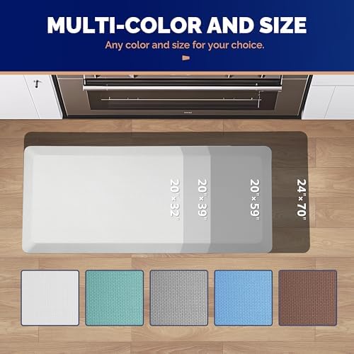 FEATOL Anti Fatigue Mat for Standing Desk & Kitchen Floor, 9/10 Extra Thick - Image 6
