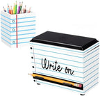 MotiMind 2 Pcs Classroom Pencil Dispenser and Holder Set, Notebook Style by MotiMind