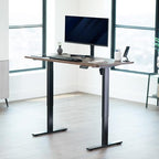 VIVO Rustic Vintage Brown 55 x 28 in Solid Table Top, DESK-TOP55-28N - Image 2