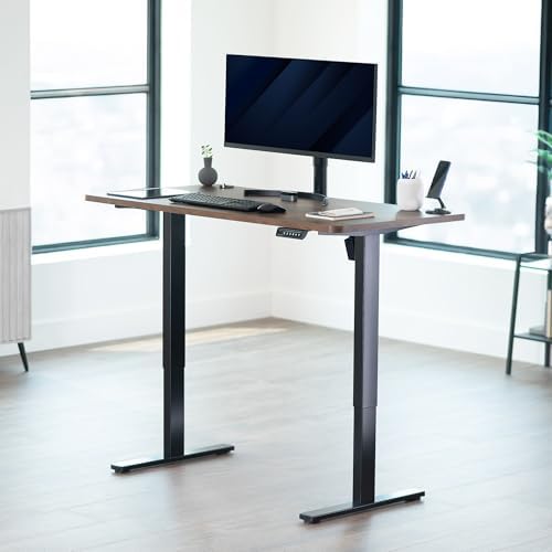 VIVO Rustic Vintage Brown 55 x 28 in Solid Table Top, DESK-TOP55-28N - Image 2