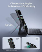 ESR for iPad Pro 11 Inch Case with Keyboard M5/M4, Multi-Angle Stand - Image 5