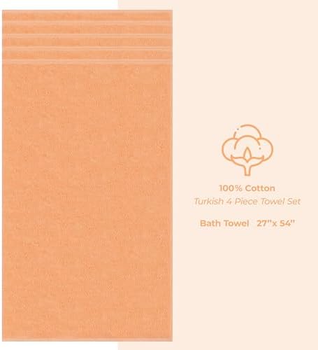 American Soft Linen 100% Cotton Luxury Turkish Towels, 4 PC Bath Towel Set - Image 4